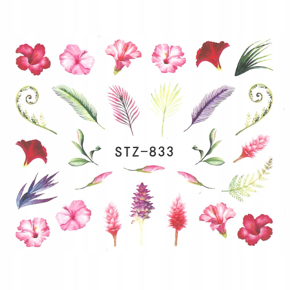 

Naklejki Wodne Do Paznokci Stz 833