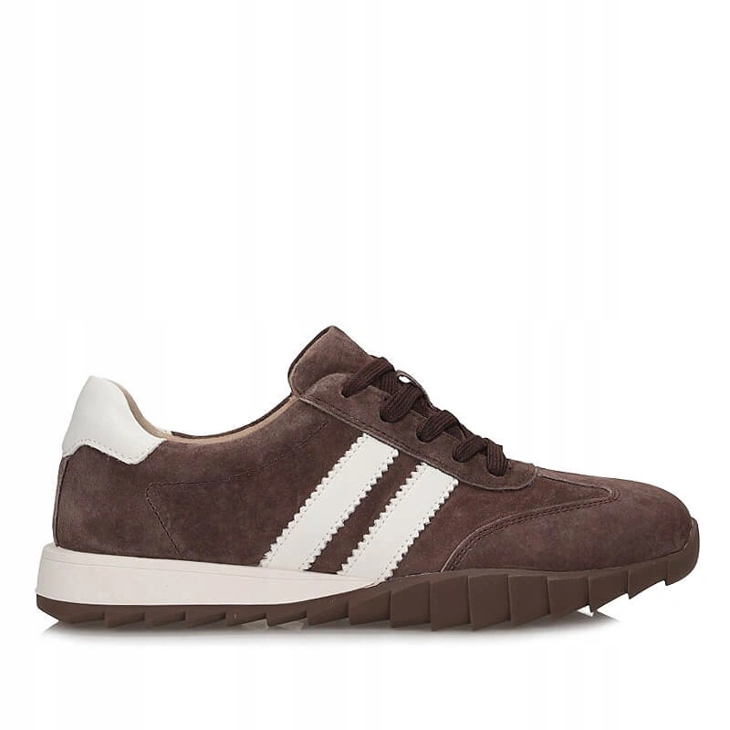 Dámské polobotky Filippo DP7534/26, hnědé, šněrovací tenisky