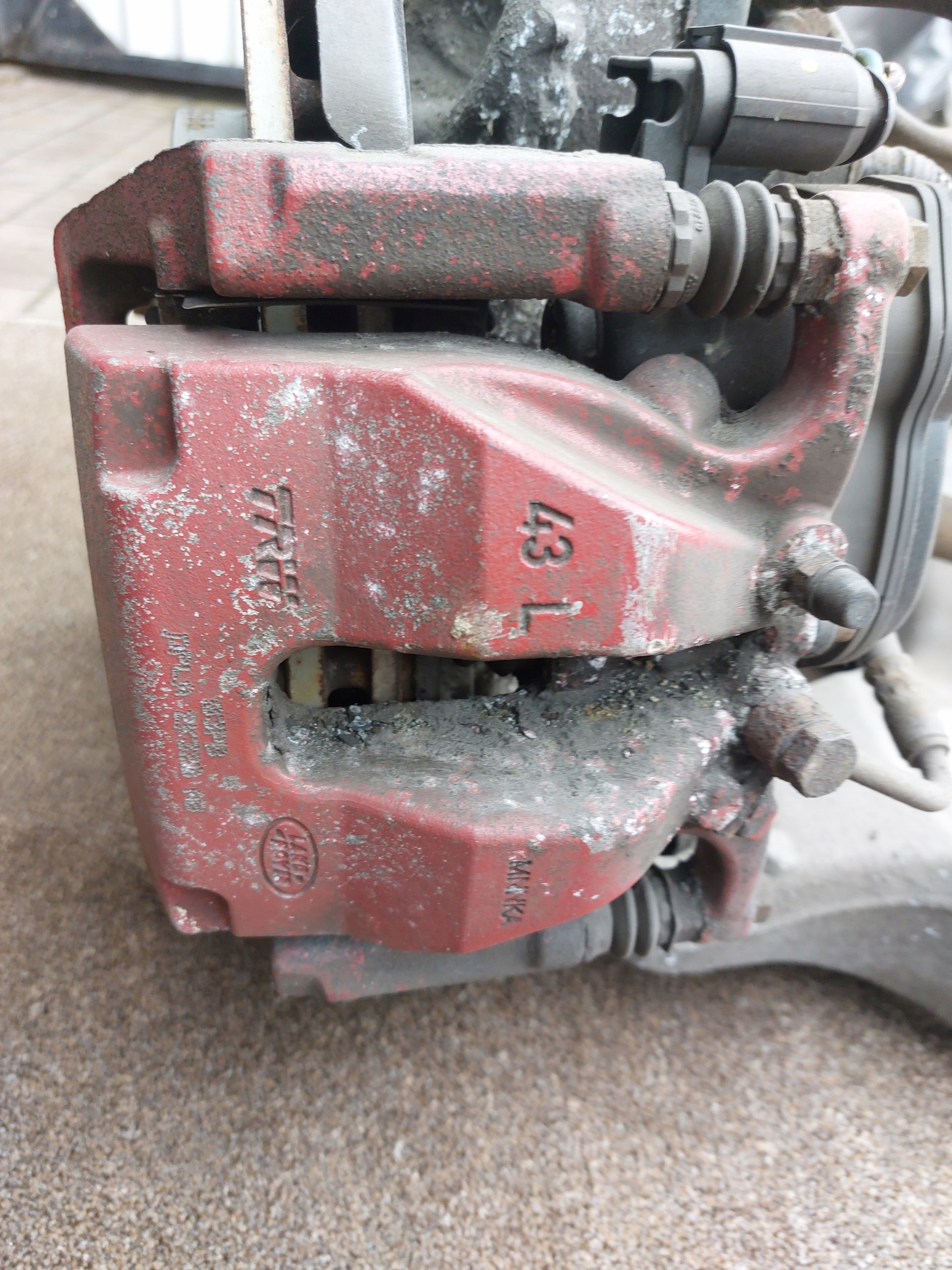 swing semi-axis left rear part RANGE ROVER 15r L494