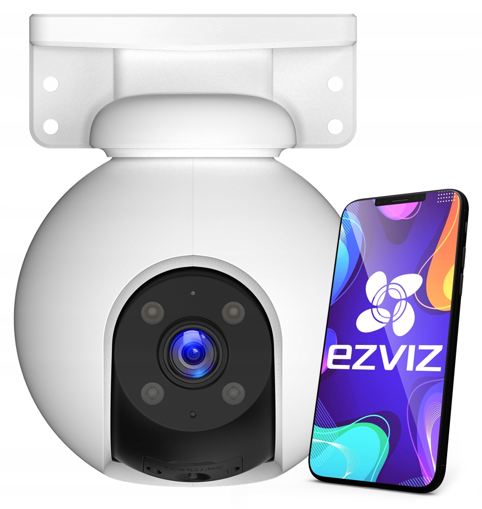 Otočná kamera Wifi Ezviz H8 Pro 2K Vonkajšia Dual Light Autotracking