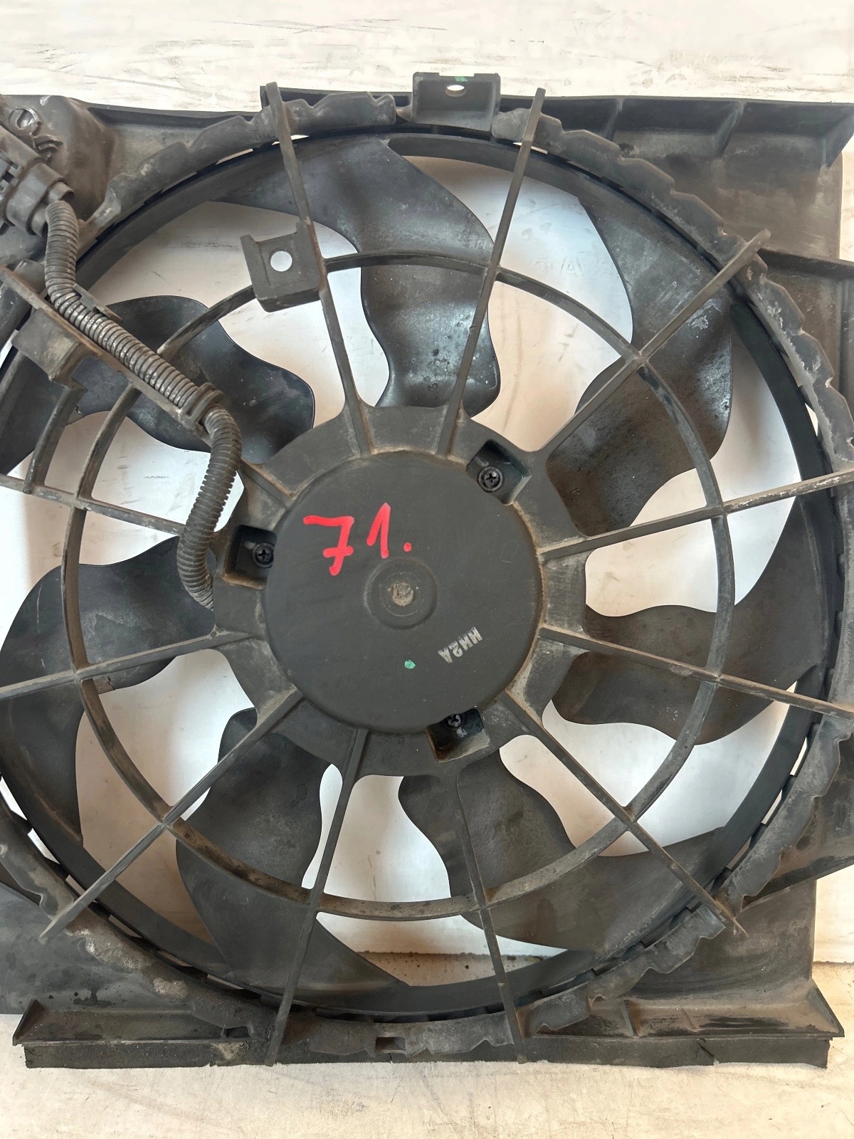 obal ventylátora ventilátor Kia Sportage III Hyundai IX35 1.7 CRDI