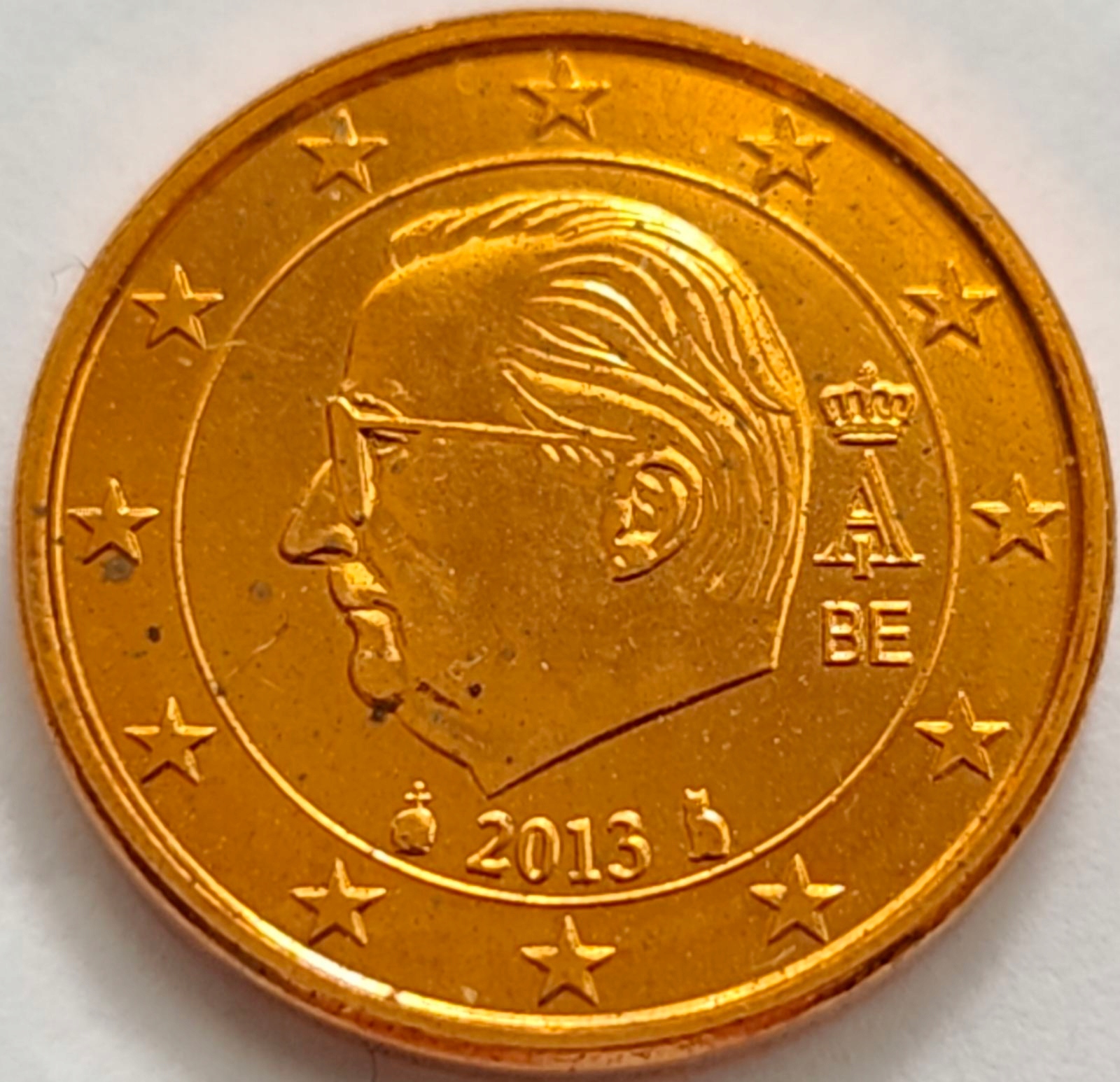 4024 - Belgia 1 eurocent , 2013