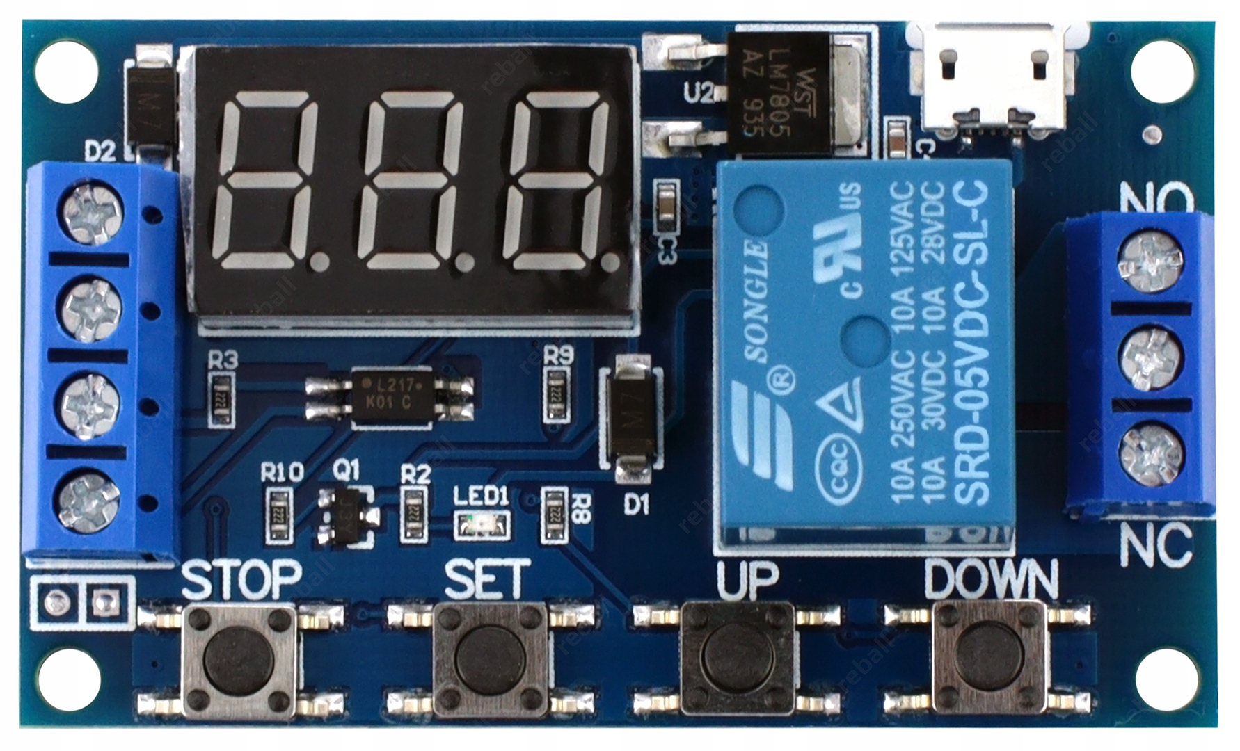 PRZEKAŹNIK CZASOWY 999min TIMER WŁĄCZNIK 10A 230V
