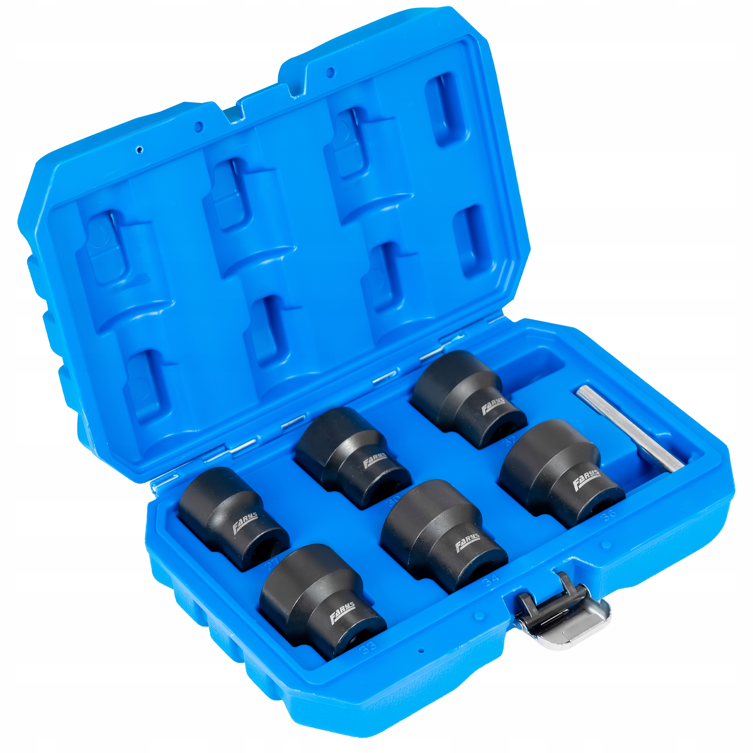 Nástavce 1/2 pro opracované, poškozené šrouby Sada 7 Ks. Farys