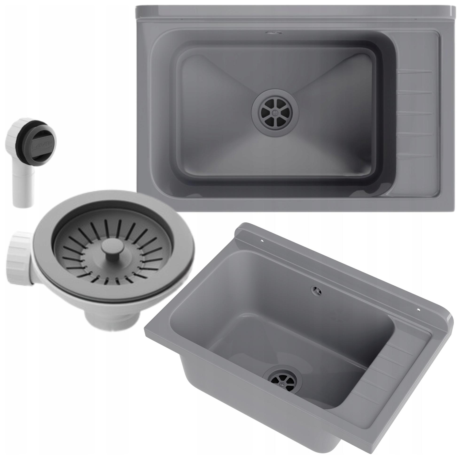 Technický Dřez Technická Komora Prádelna Garáž Kotelna Monza Šedá