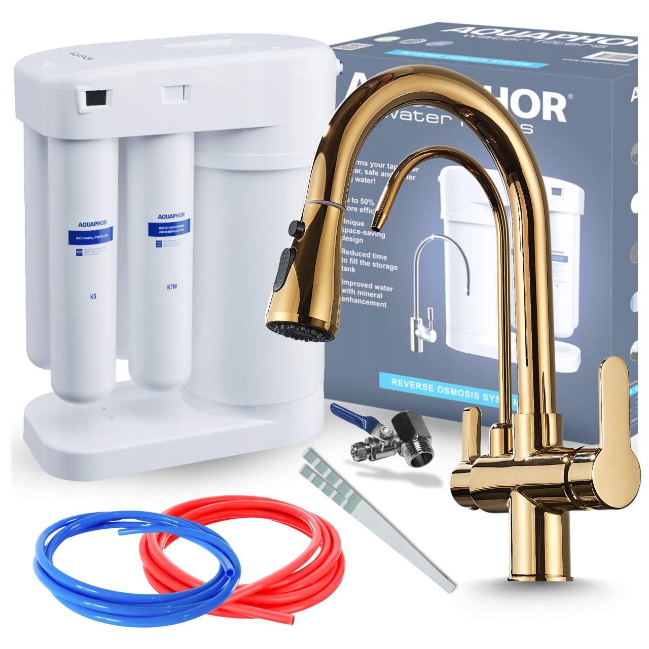 Filtr Reverzní Osmózy Aquaphor Morion A Kuchyňská Baterie S Výsuvným Výtokem