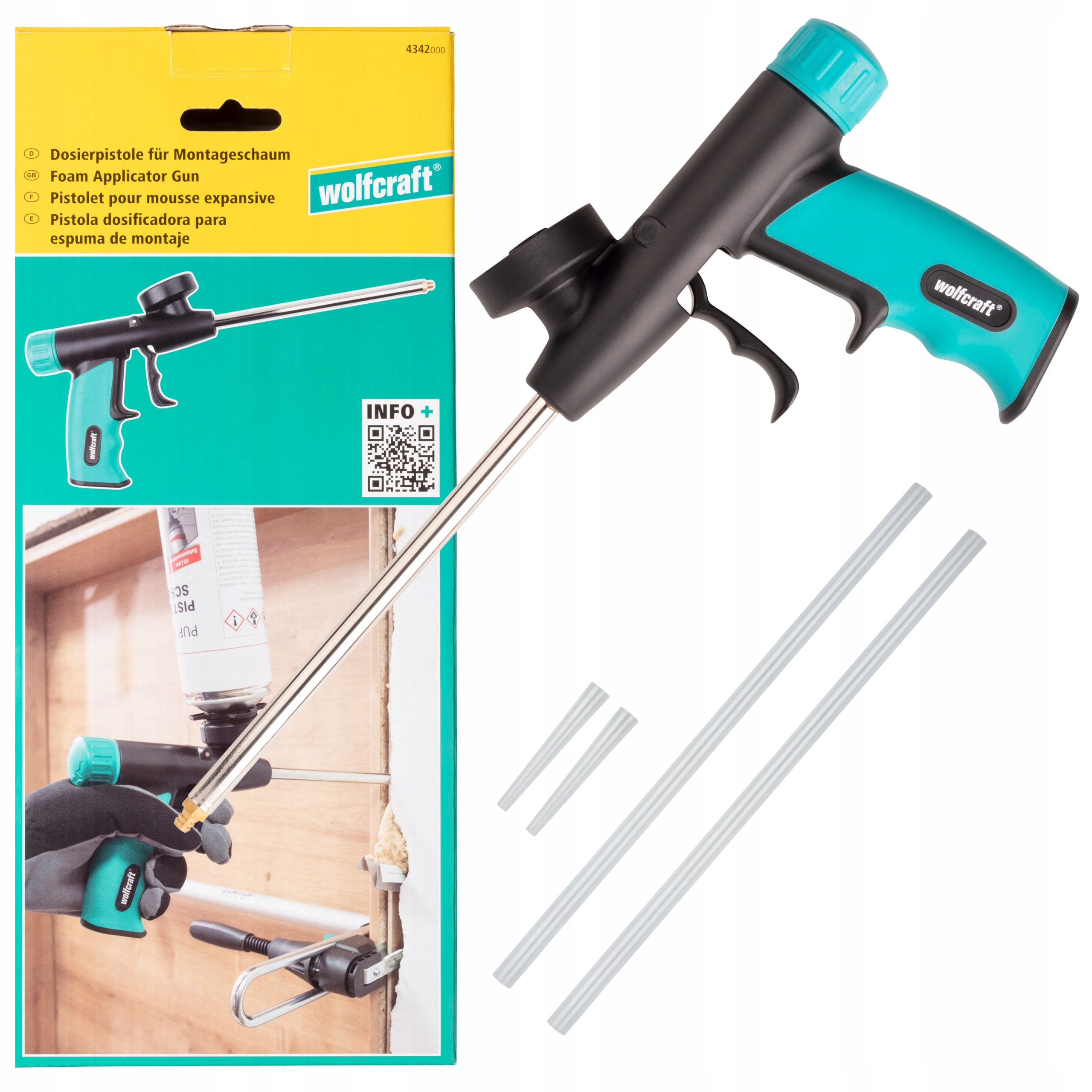 Pistole na montážní pěnu Wolfcraft