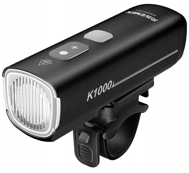 Přední světlo Ravemen K1000 Ai Powered Light s technologií Ai 1000 lumenů