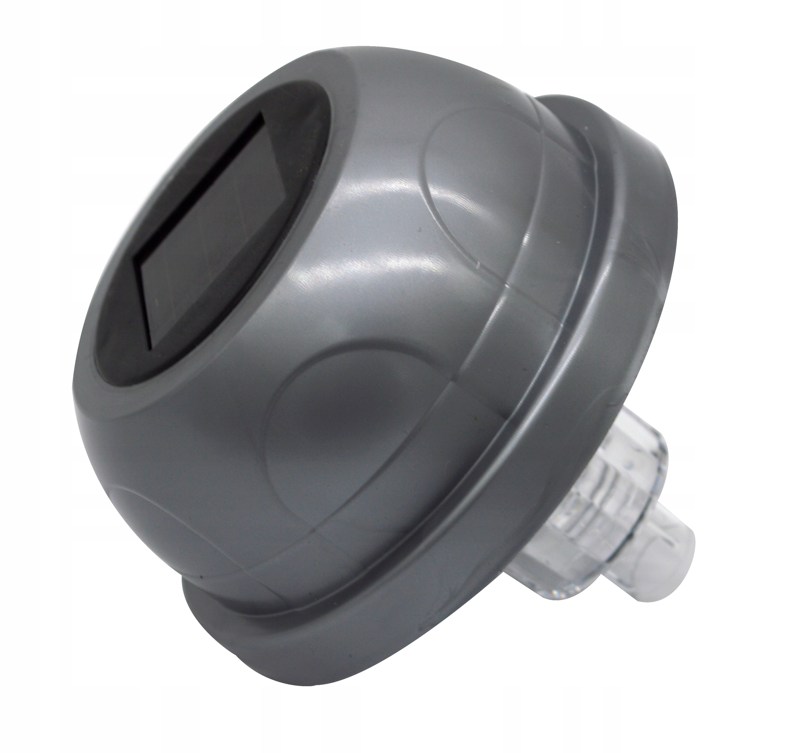 Kapturek solarny na znicz - 95mm - SREBRNY