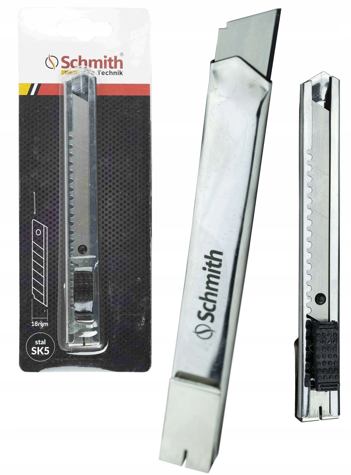 

Nóż Ostrze Łamane Do Tapet Uniwersal 18mm Schmith