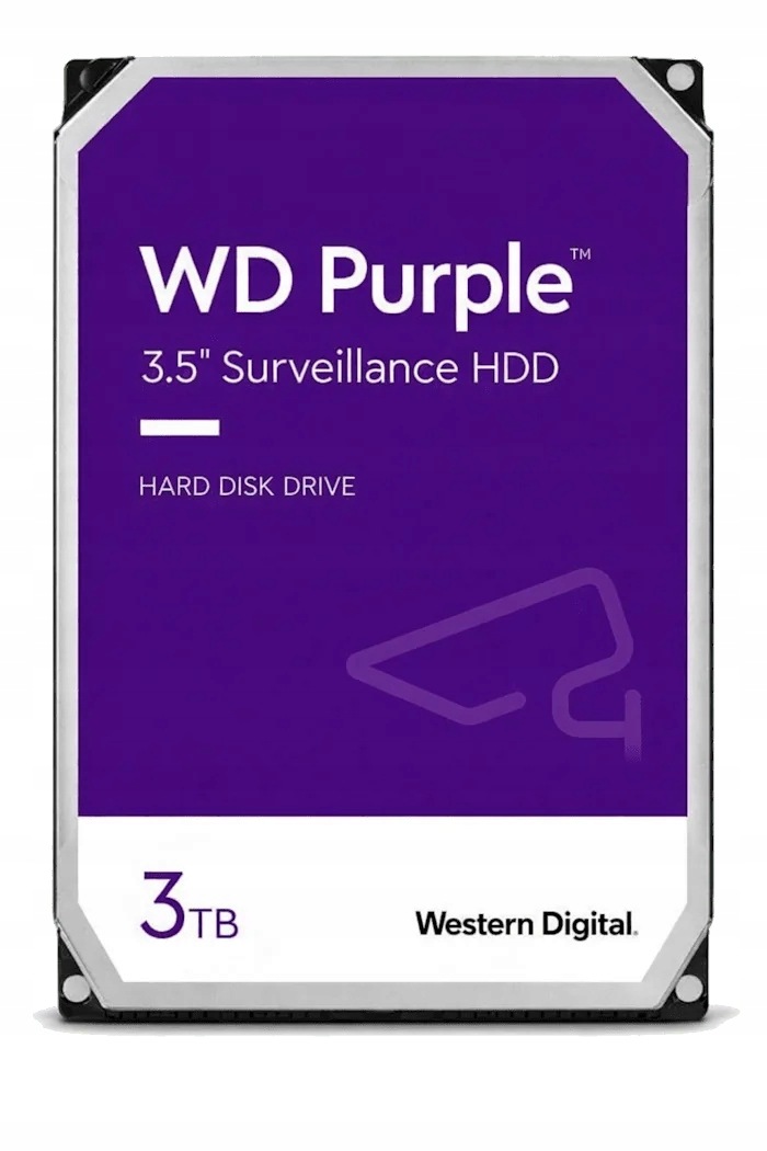 Disk do záznamníka Western Digital Purple 24/7 3TB