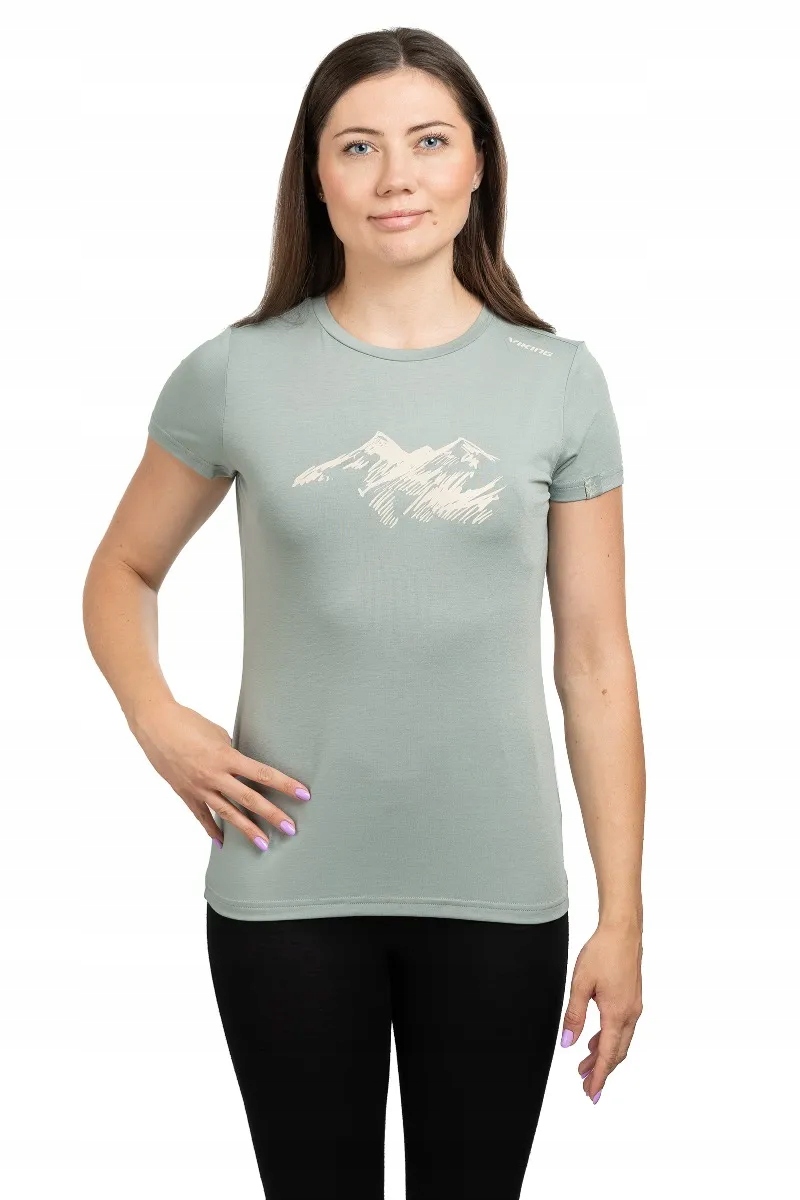 Dámské tričko Lenta Bamboo Light Lady zelené M