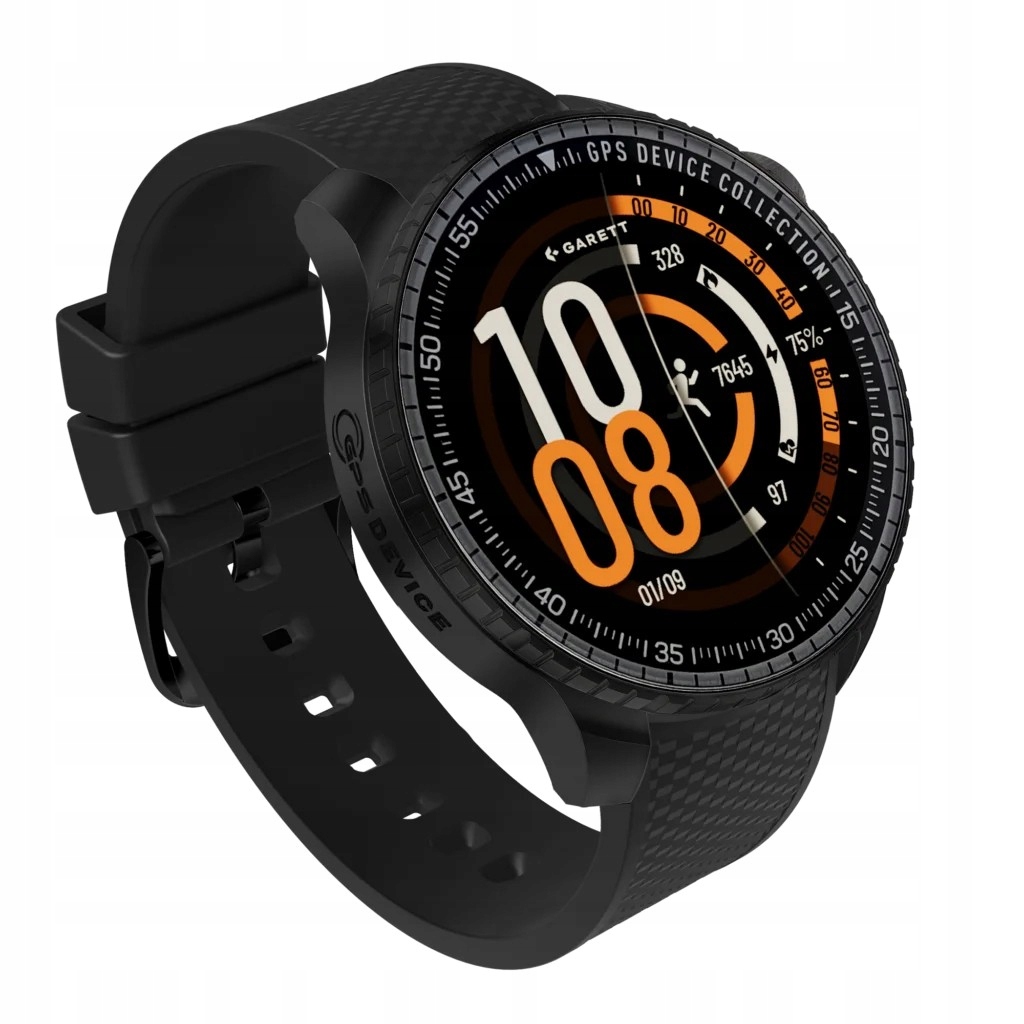 Garett Electronics Smartwatch Compass Gps čierny