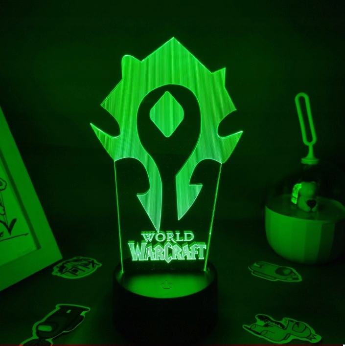 Lampka na biurko World of Warcraft LED PLEXIDO Długość/wysokość 20 cm