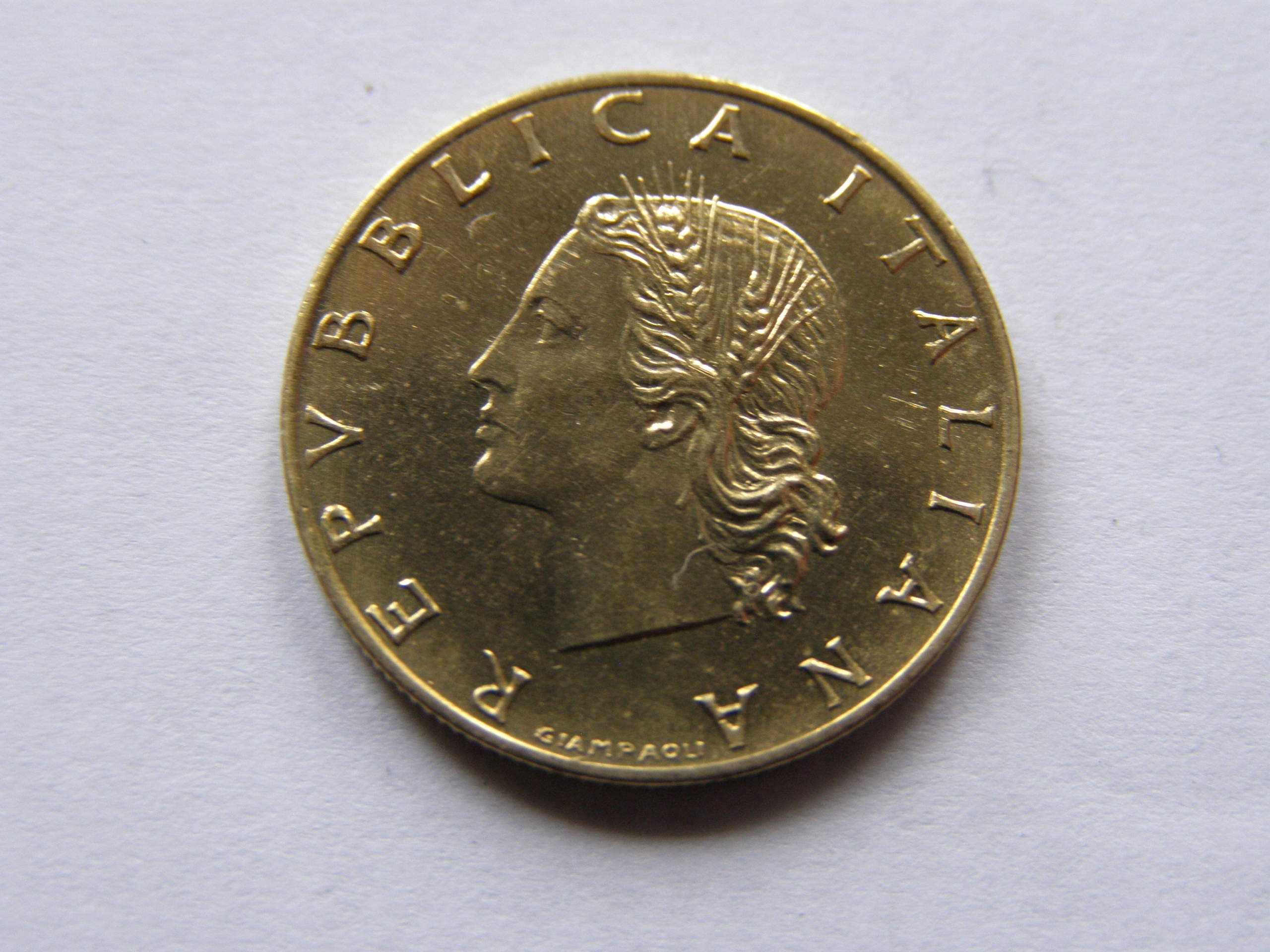 WŁOCHY ITALIA 20 LIRA 1958 ROK !!!!!!!!!!!!!! 0895
