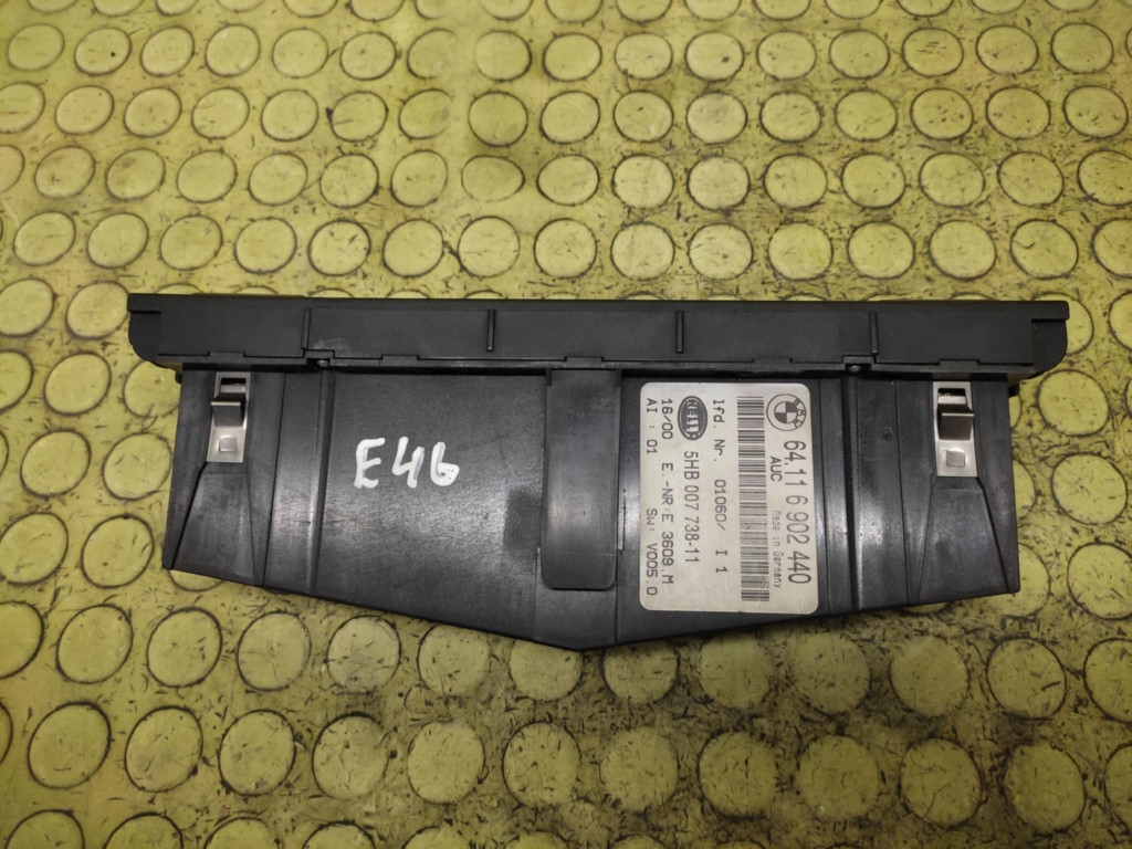 BMW E46 PANEL klími klimatizaci 64116902440