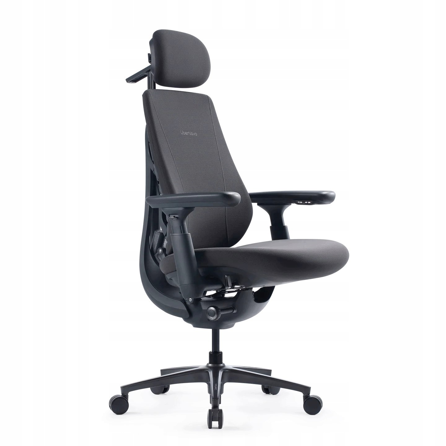 LiberNovo Maxis Manuální ergonomické křeslo Sedadlo 52 cm Barva Graphite