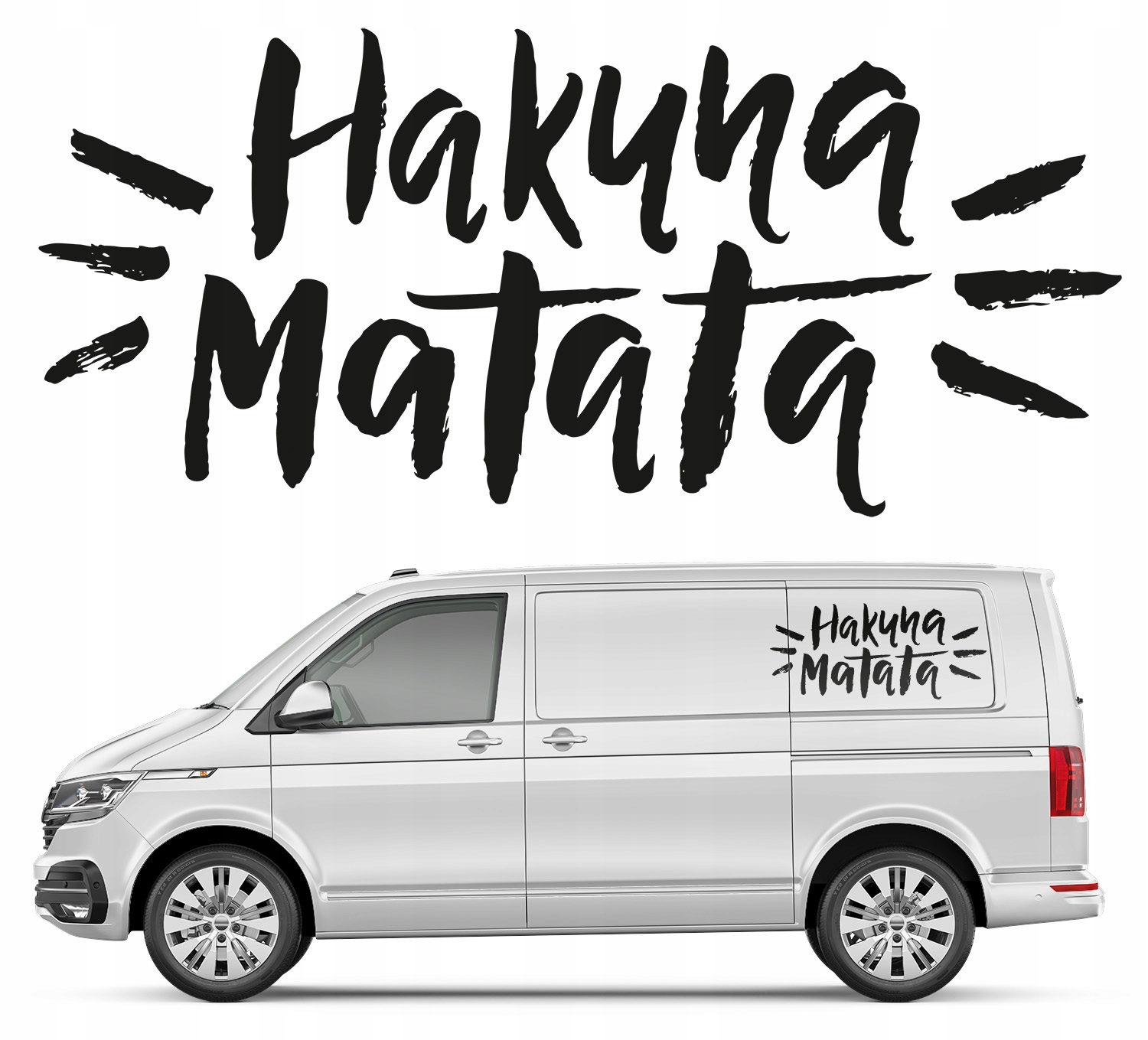 

Naklejka na samochód Hakuna Matata 100 cm x 45 cm