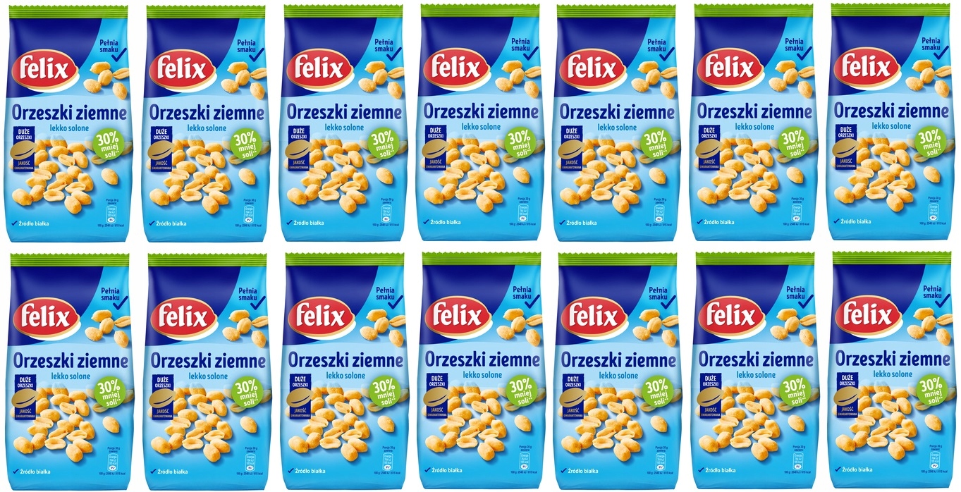 Levně 14x 220 g Felix Arašídy lehce solené Karton