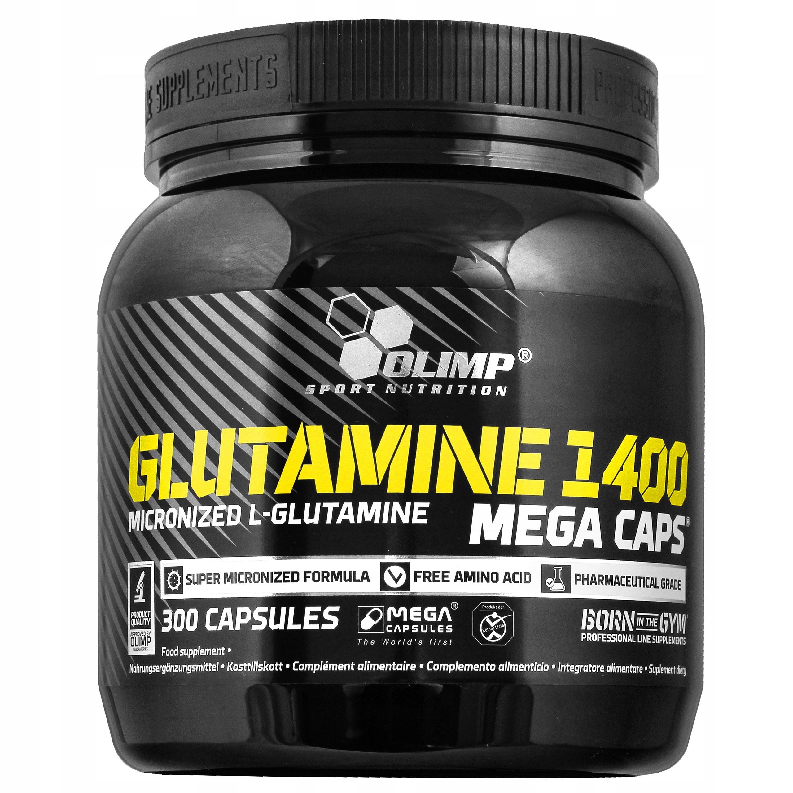 Olimp L-Glutamine Caps 300 kapslí. Glutamin