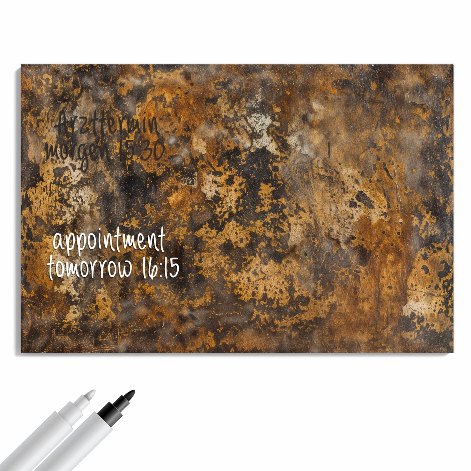 Magnetická tabule Zardzewiale Textura 90 × 60 cm