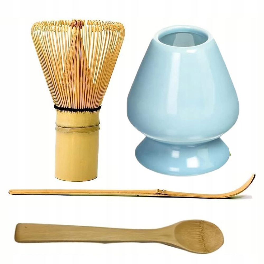 Tradiční Čaj Matcha Příslušenství Držák Lžíce Sada Bambusová