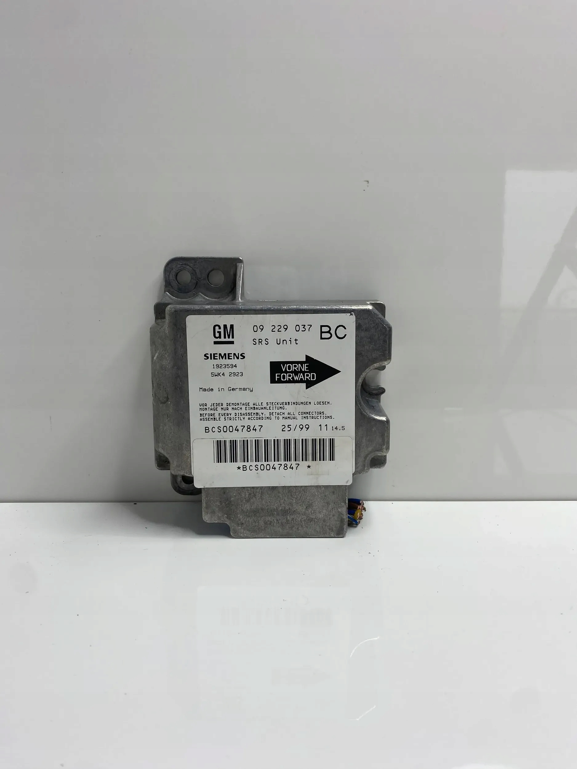 Centralina modulo airbag Opel OE 09229037BC