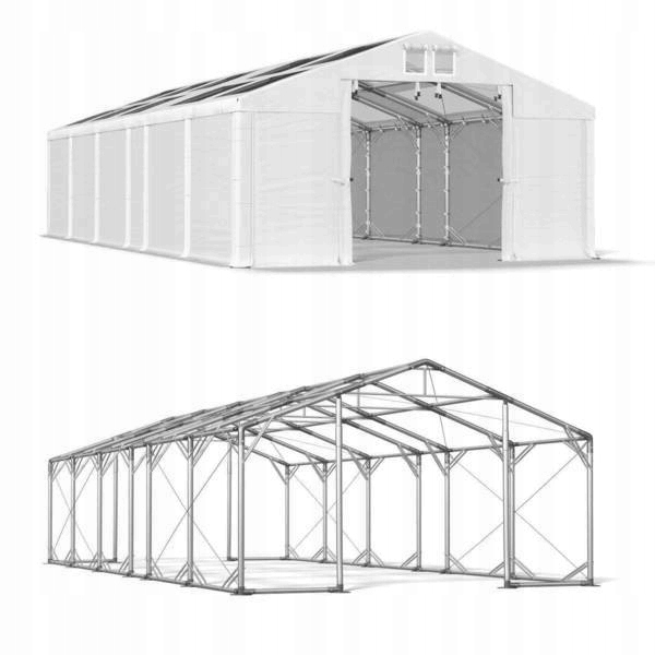 Namiot ogrodowy 5x11m ocynkowany z wodoodpornym poszyciem