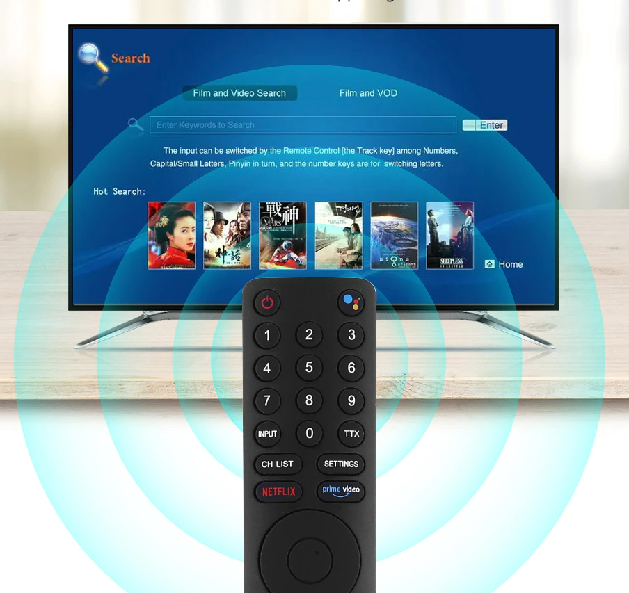 PILOT DO TV SMART BLUETOOTH NETFLIX UNIWERSALNY XIAOMI TELEWIZORA XMRM-010 Marka bez marki