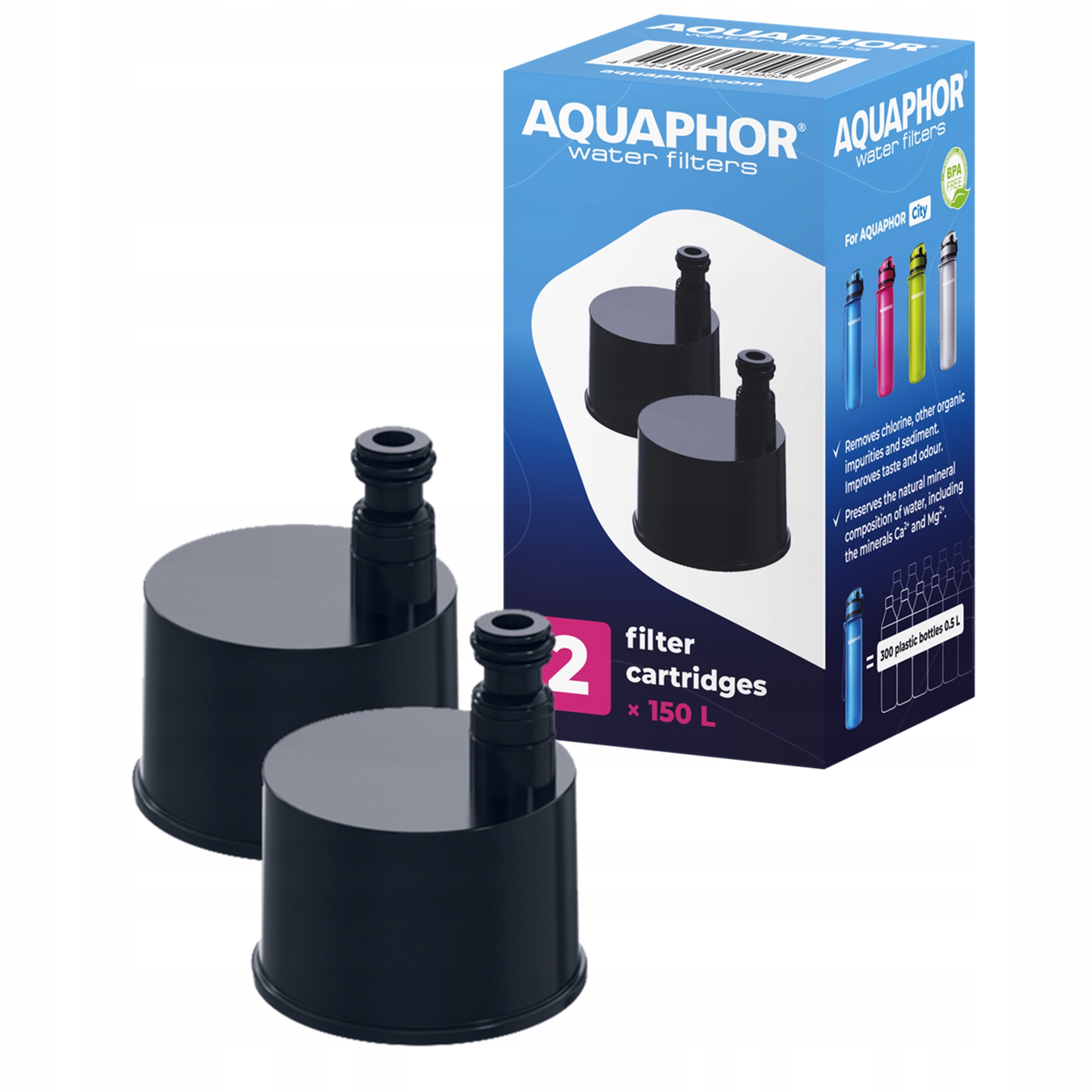 

Wkład filtr wody do butelki Aquaphor City 2 szt.