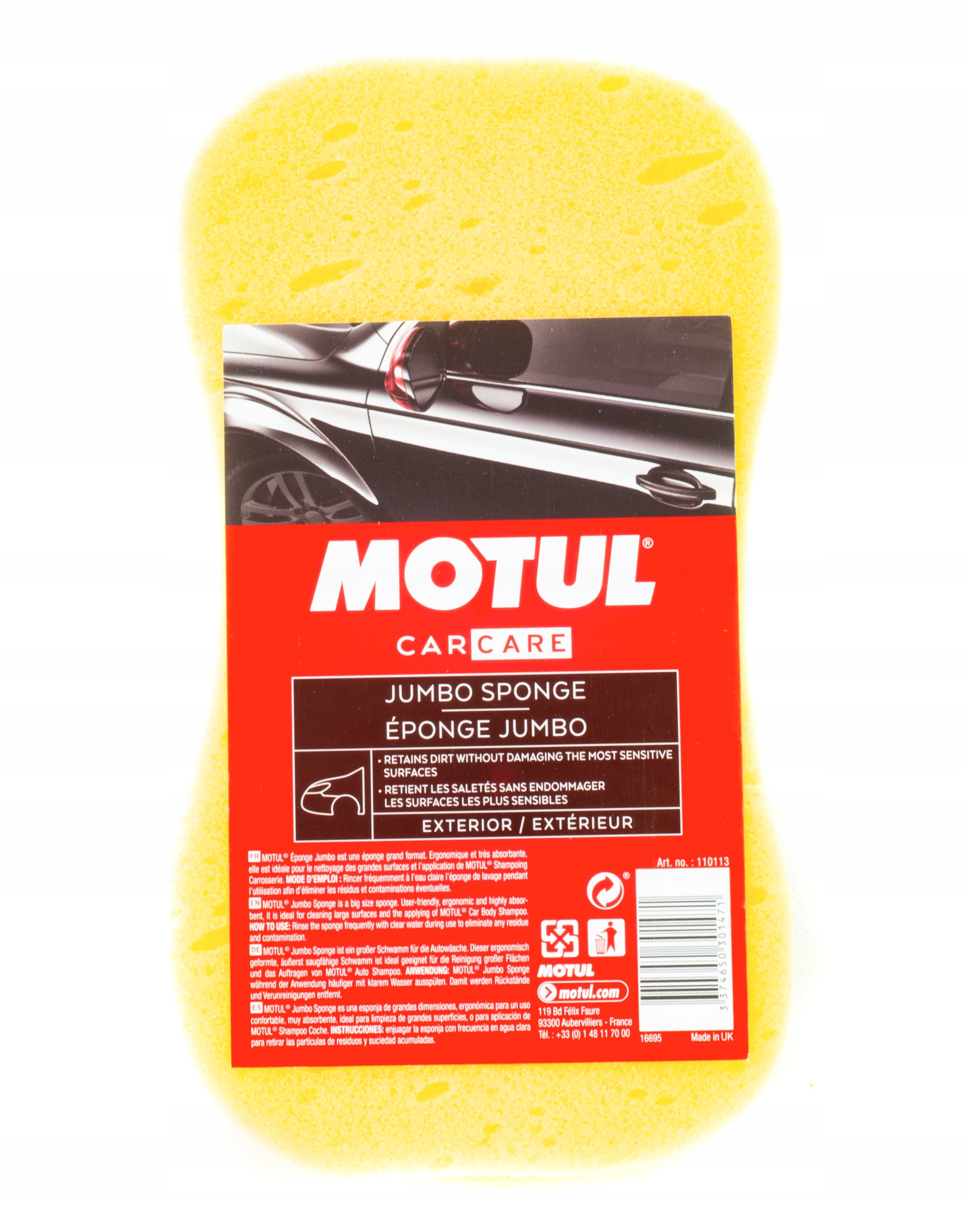 

Gąbka Do Czyszczenia Karoserii Jumo Sponge Motul