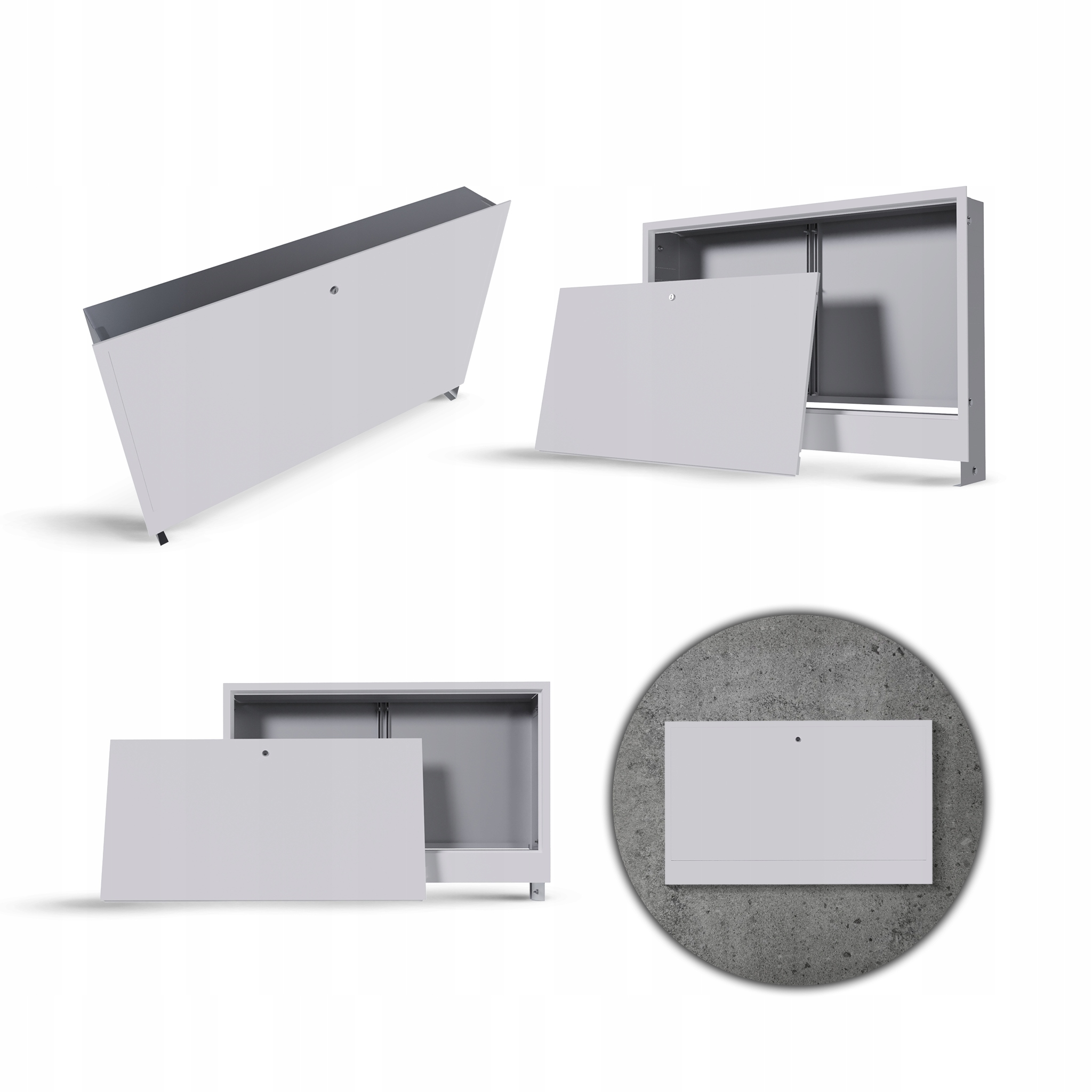 Podomítková skříň 13-14 s obvodem pro rozdělovač podlahového vytápění