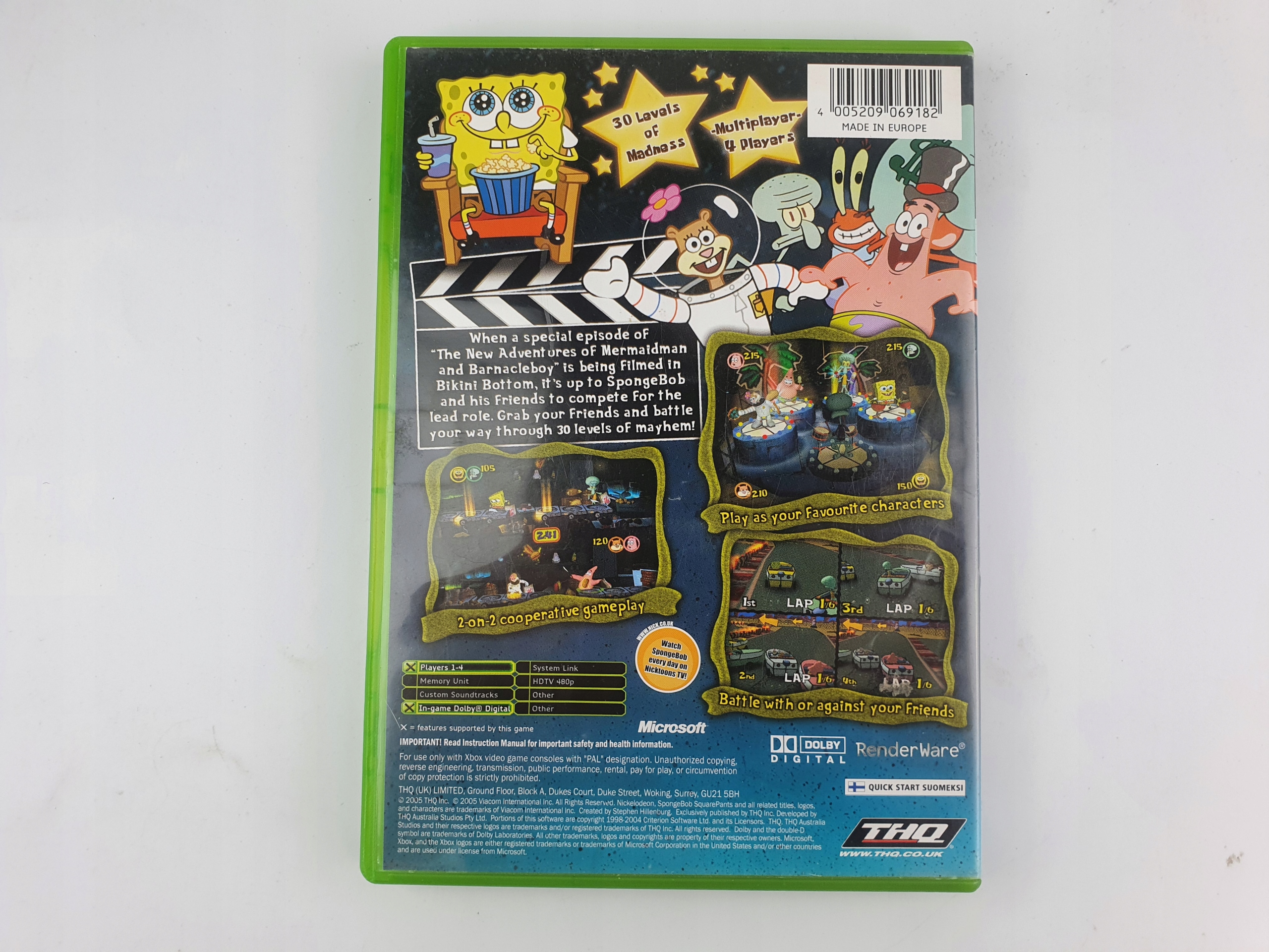 Spongebob Squarepants Lights Camera Pants xbox 3 Tematyka logiczne