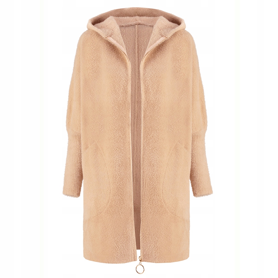 ALPAKI NA SUWAK PŁASZCZ WEŁNA KOLORY oversizeDŁUGI Marka Katmandi