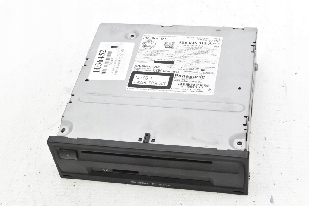 player MULTIMEDIALNY CD SD 5E0035819A SKODA OCTAVIA 3 III 13-17