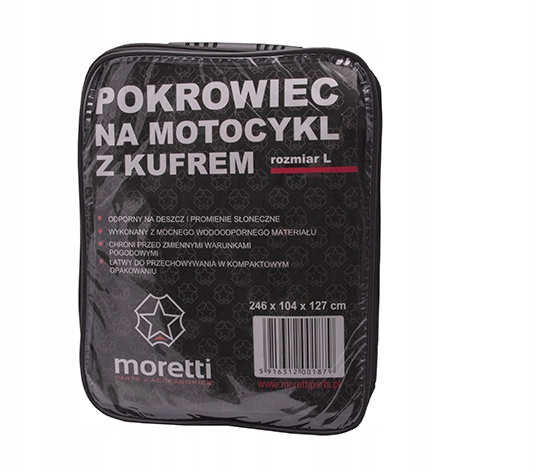 

Pokrowiec na motocykl skuter kufrem wodoodporny M