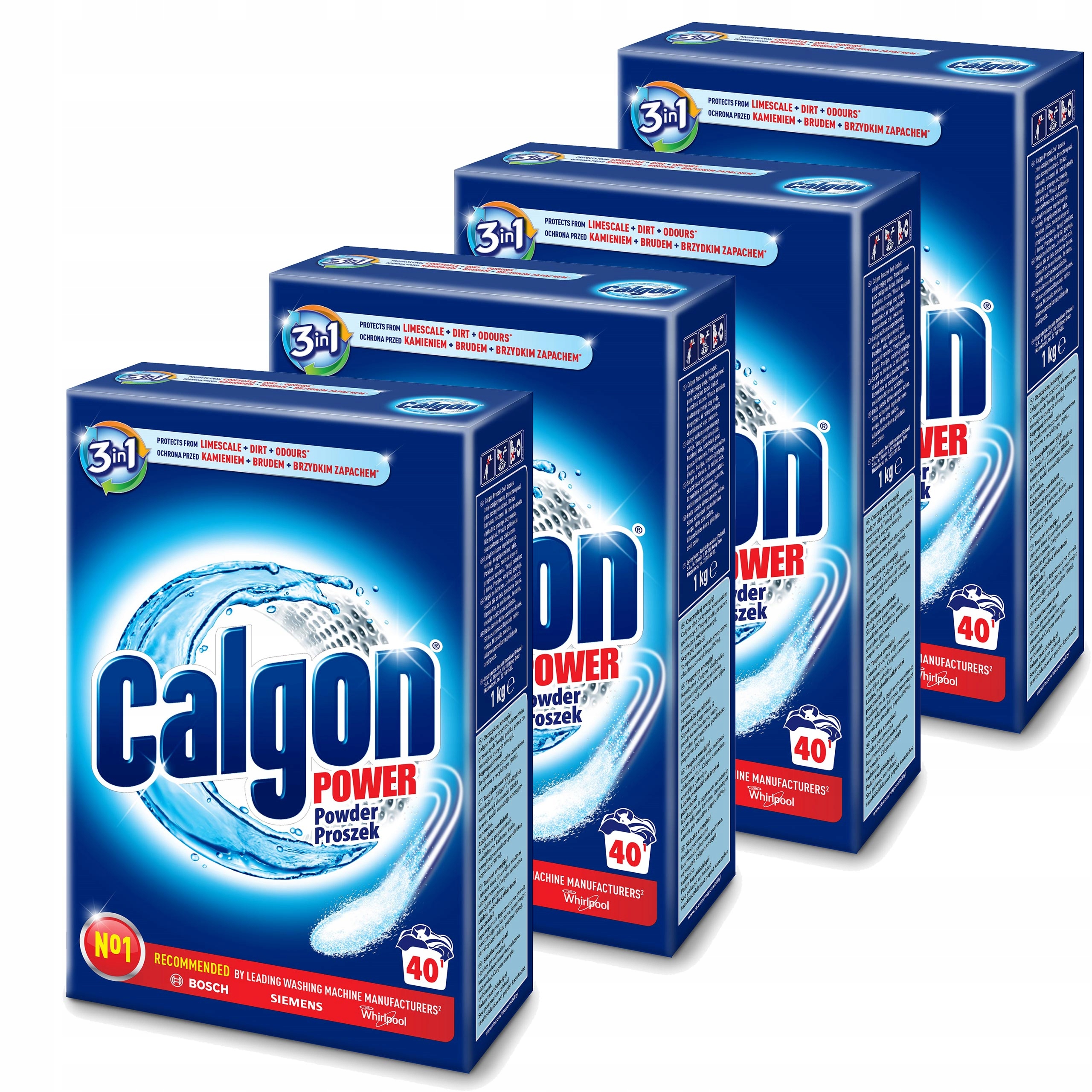 

Calgon Proszek 3w1 Odkamieniacz do Pralki 4kg 160p