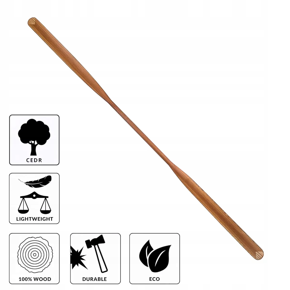 Grónské pádlo John Paddle Eskimo Cedrové rovné 85 mm 220 cm