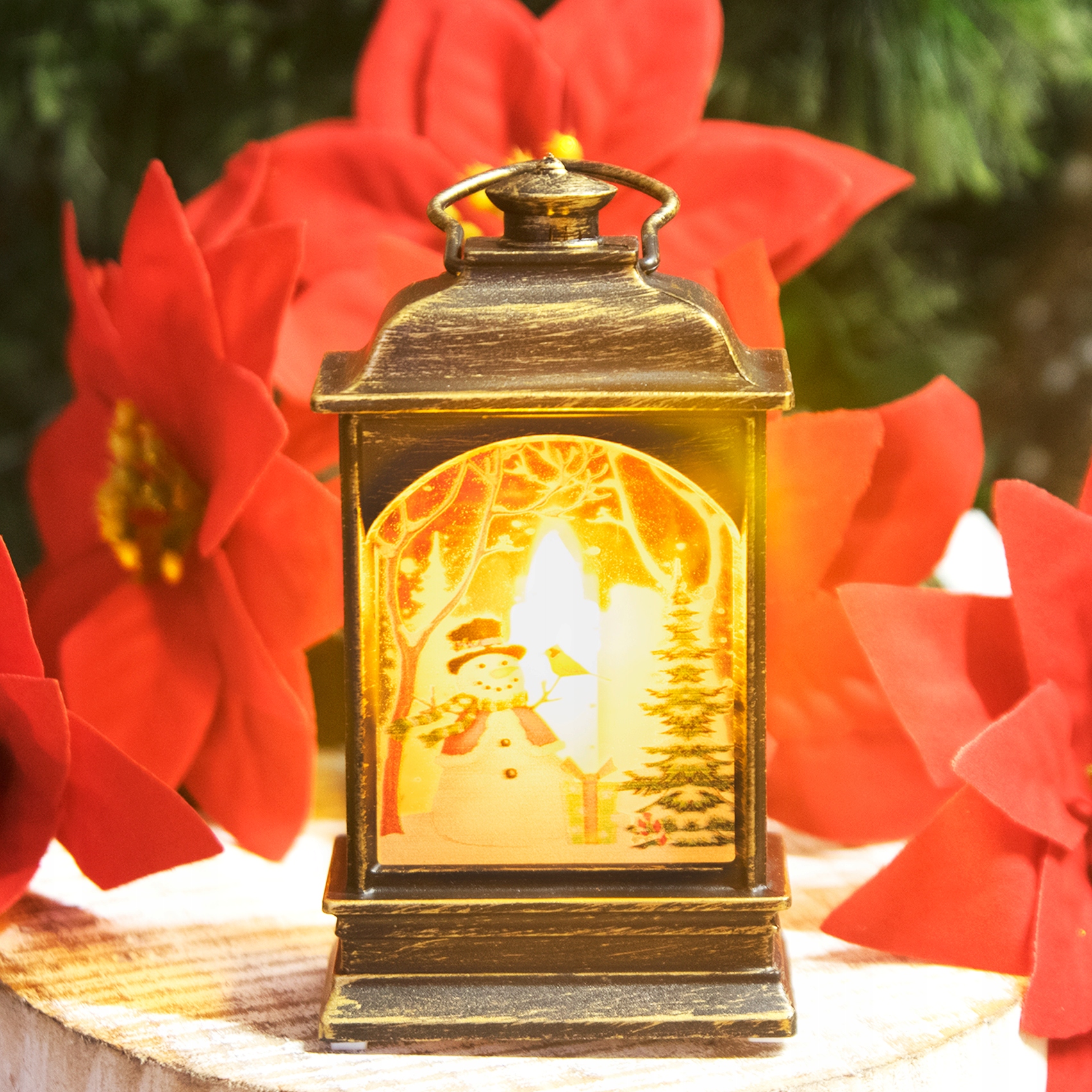 ŚWIĄTECZNA LATARENKA DEKORACJA LAMPION LED ŚWIĘTA Marka Decortrend