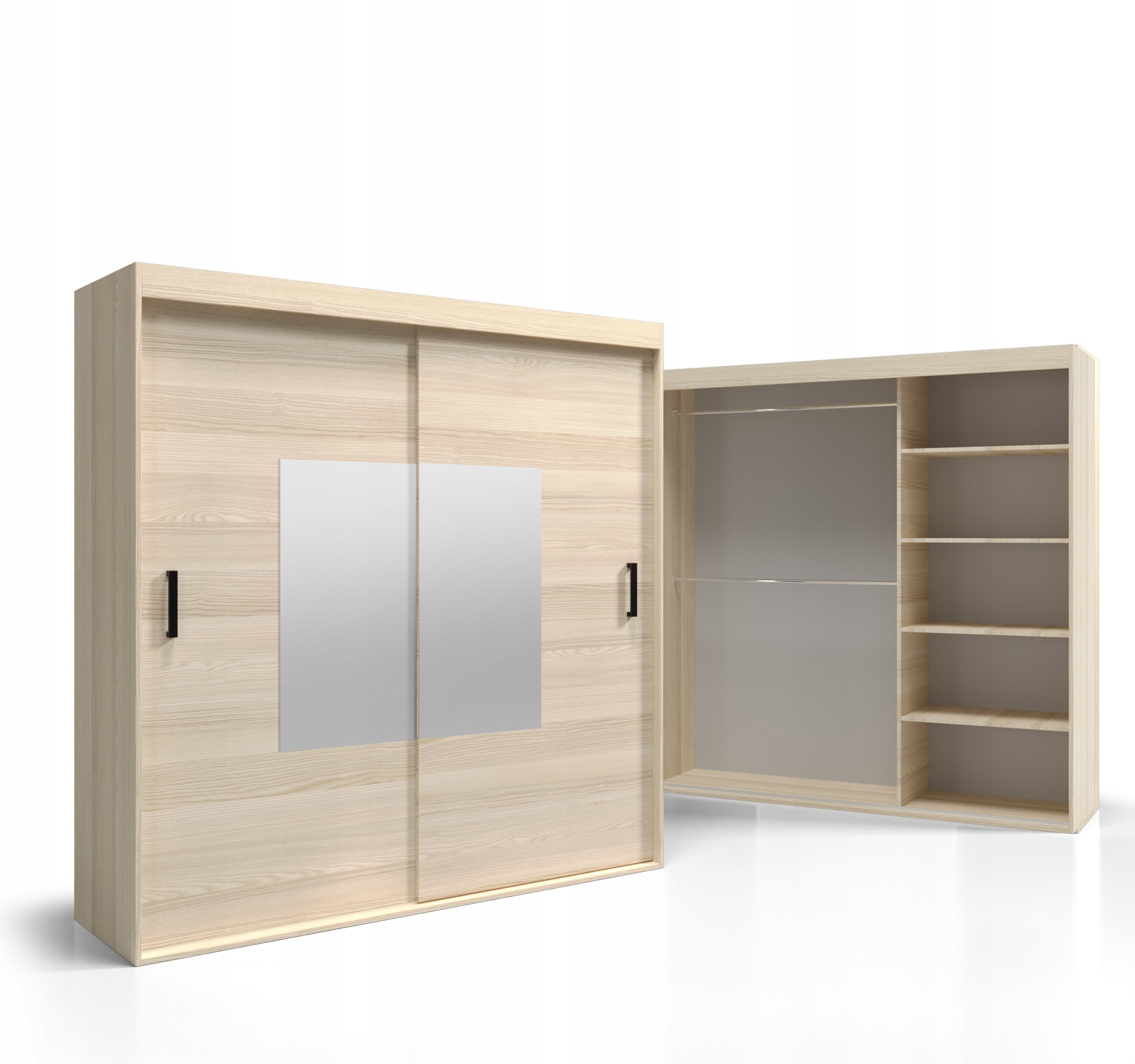 Skříň do ložnice Se Zrcadlem 110x270 Deska 18 mm VSZ41 O-sofa