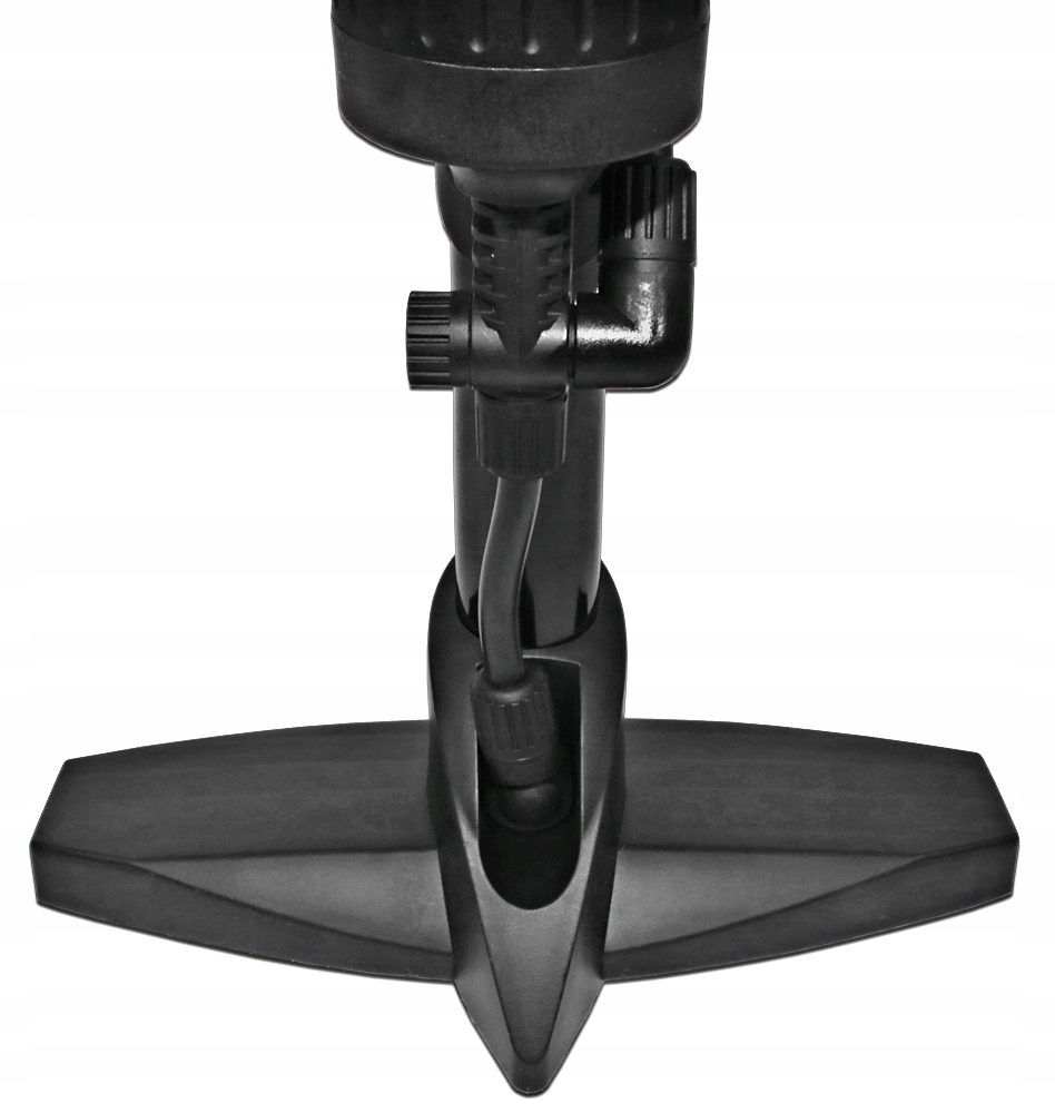 POMPKA PODŁOGOWA ROWEROWA SAMOCHODOWA CARCOMMERCE ALUMINIUM JAKOŚĆ 11 BAR Kolor dominujący czarny