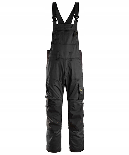 Ogrodniczki Snickers 6051 Stretch AllroundWork 60510404 Czarne Rozmiar: 48