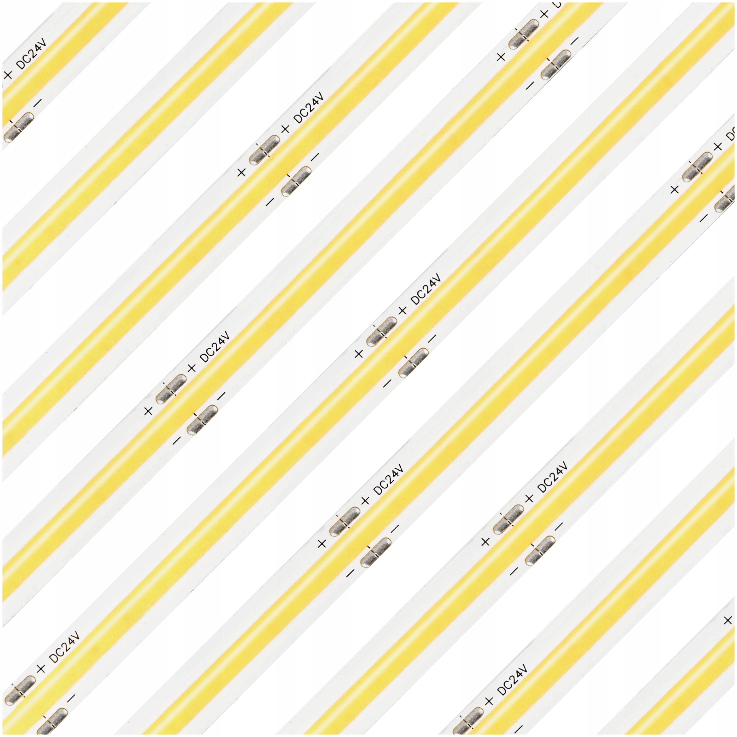 

Bezpunktowa Taśma Led 24V 1280DIOD Cob 5m 1000lm/m