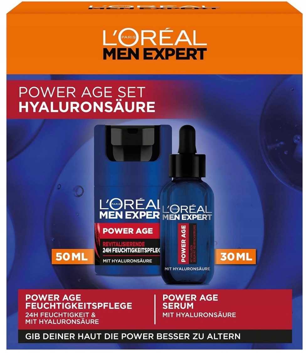 Sada L'Oreal Men Expert Power Age hydratační krém 50 ml sérum 30 ml dárek
