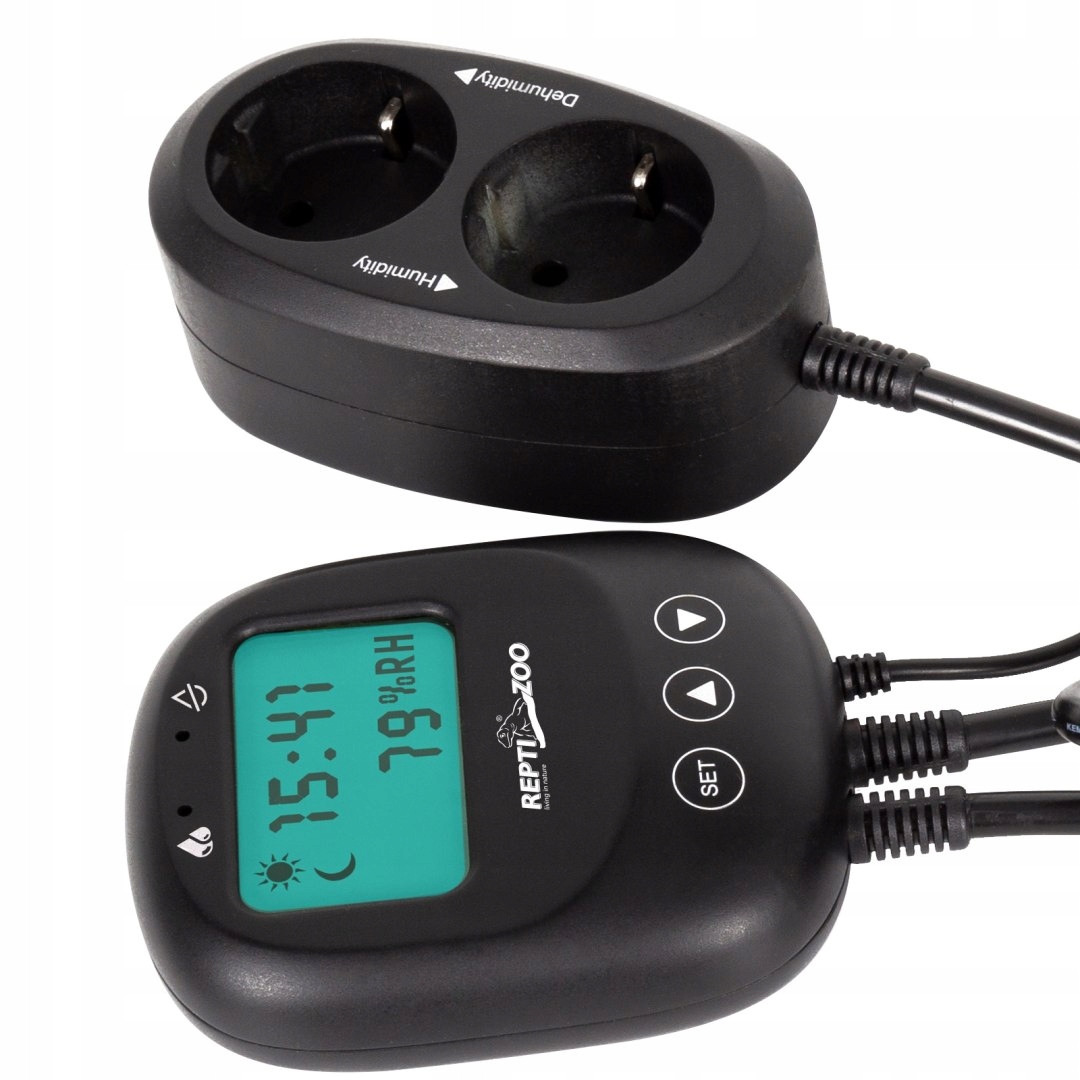 Levně Repti-Zoo Digitální hygrostatový den/noc – termostat ve dne i v noci