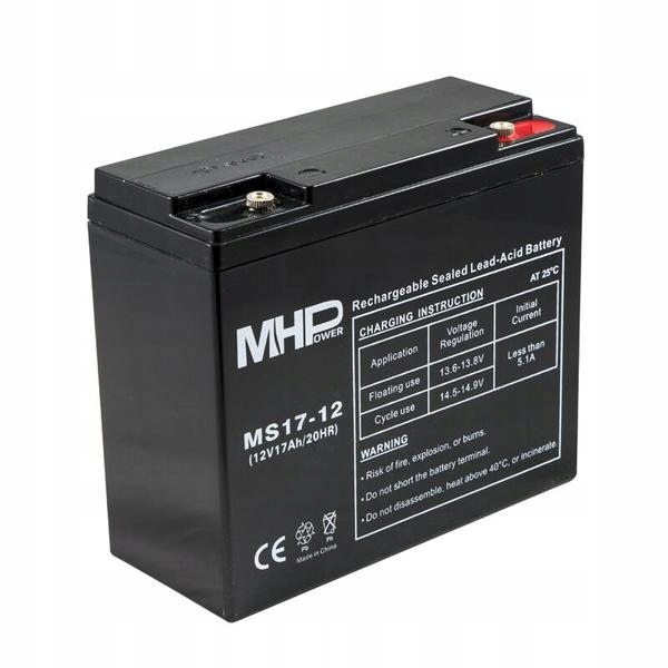 Pb akumulátor MHPower Vrla Agm 12V/ 17Ah (MS17-12) MS17-12