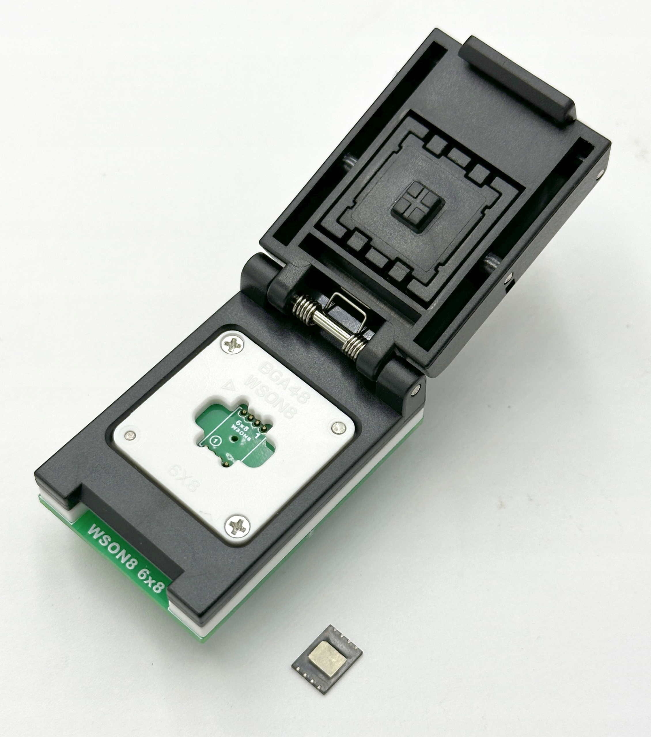 QFN/MLP/WSON8 adaptér R=1,27mm 6x8mm Dip Zif XGecu