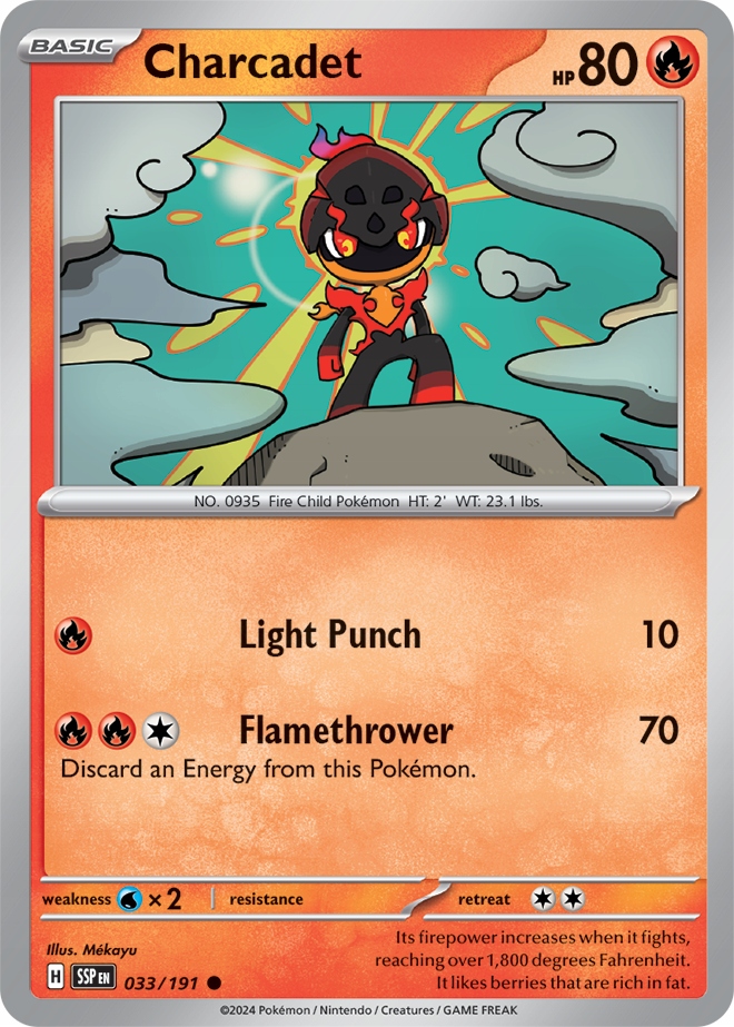 Charcadet (ssp 033) Reverse Holo
