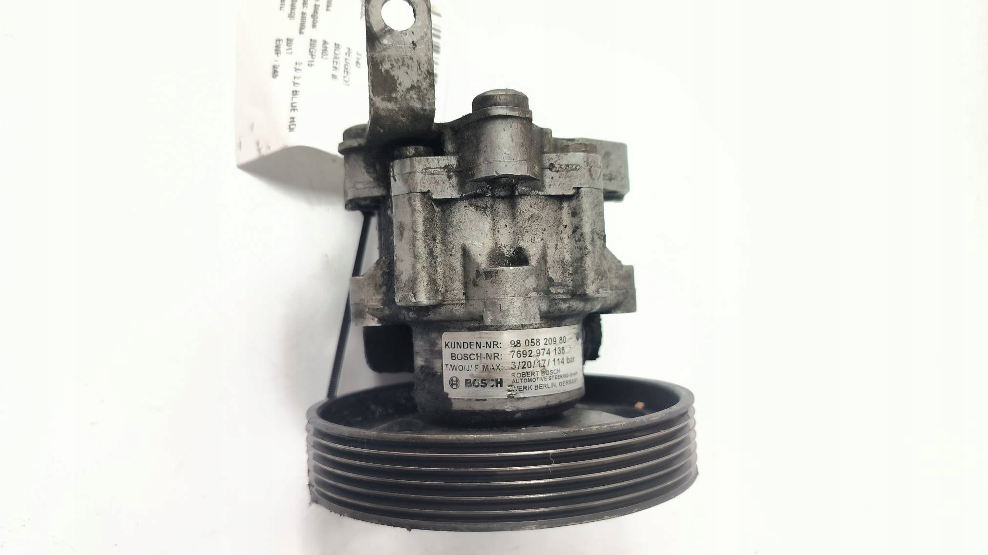 servo pump 7691032168 PEUGEOT BOXER III