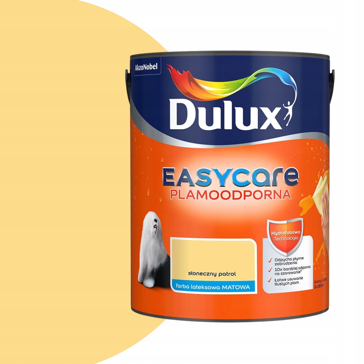 Dulux Easycare Barva odolná proti skvrnám 5L Sluneční hlídka